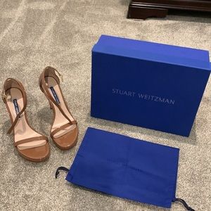 Stuart Weitzman  Patent Leather Nudist Disco